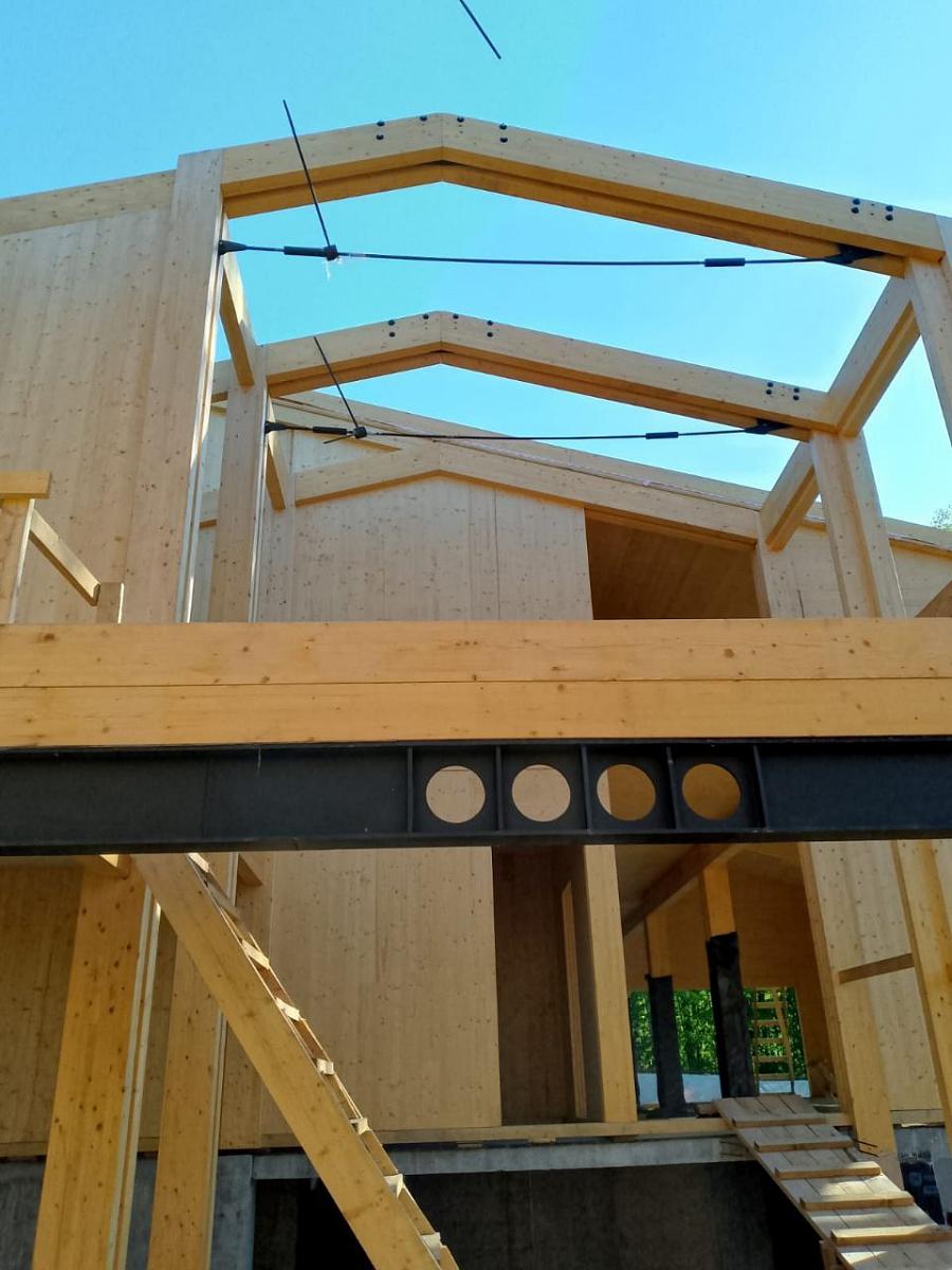 Дома из clt панелей проекты