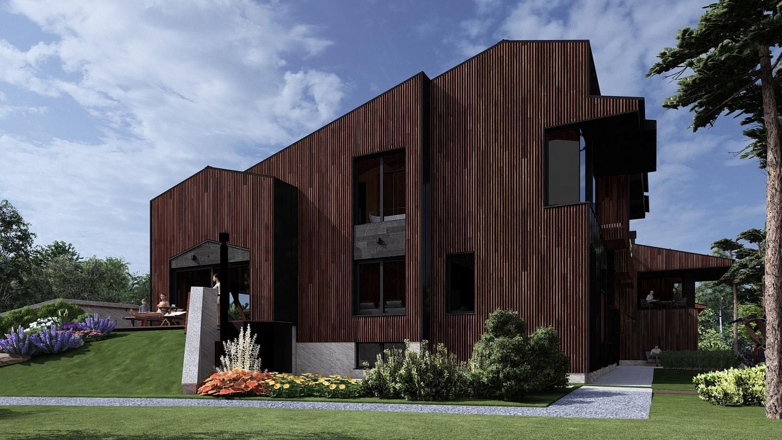 Дома из clt панелей проекты