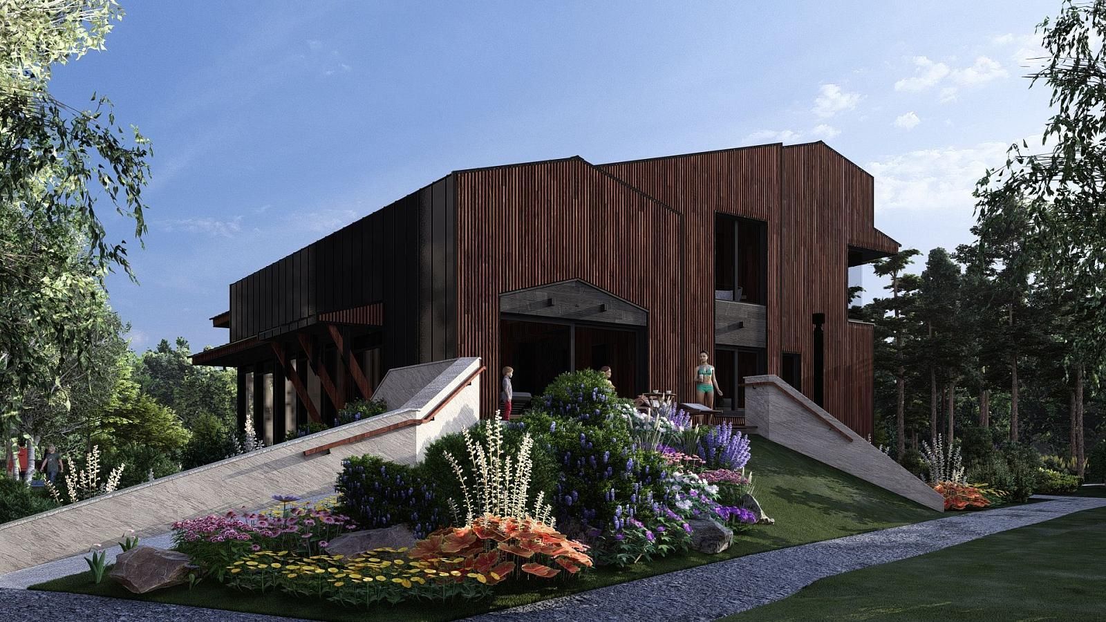 Дома из clt панелей проекты